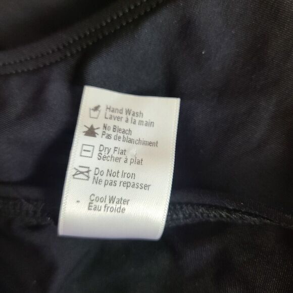 L Space Venice‎ One Piece Swimsuit 8 Black White Cut-Out V-Neck Strappy - Picture 8 of 8